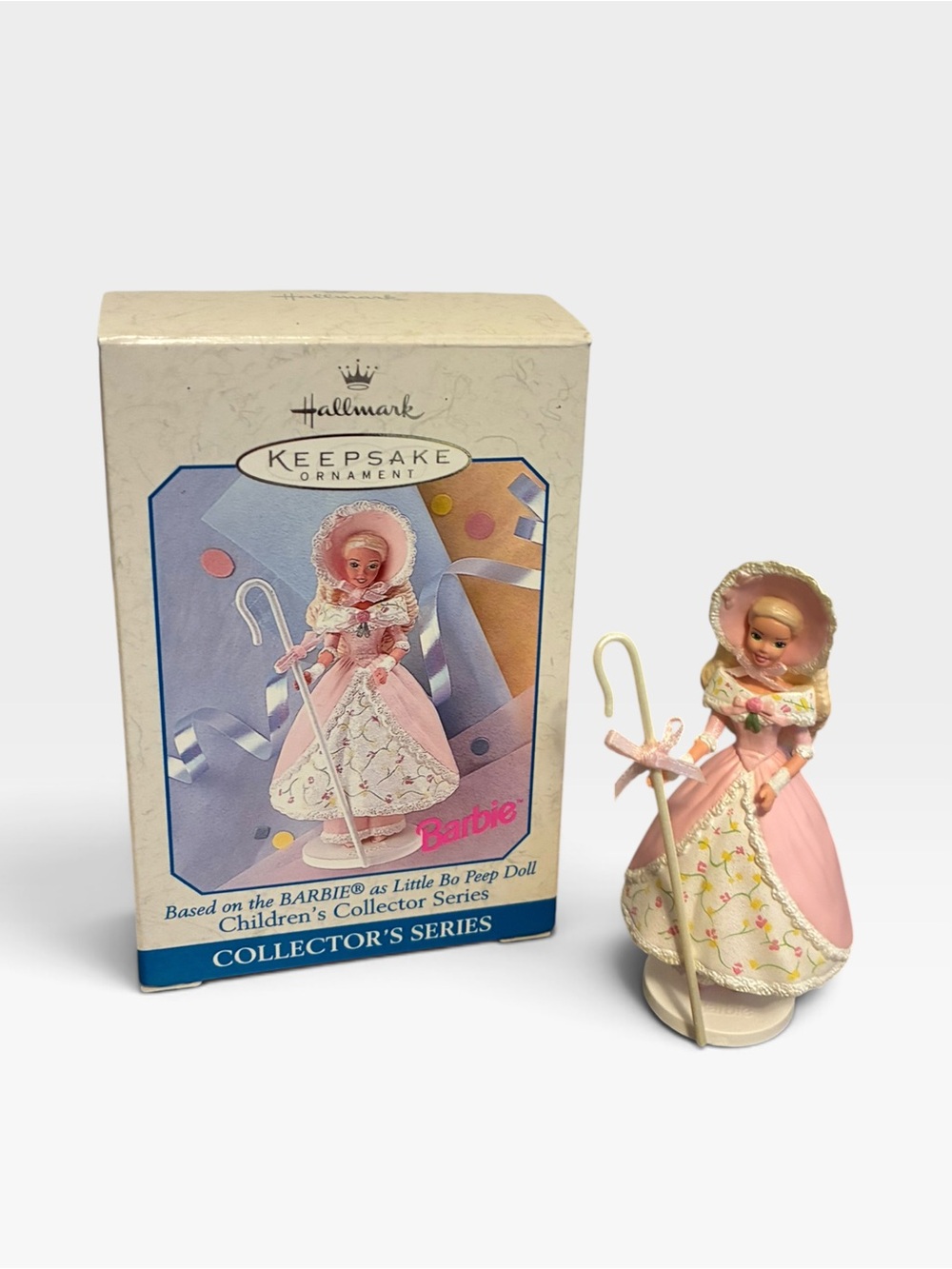 Hallmark Barbie Little Bo Peep Pink and Cream Keepsake Ornament